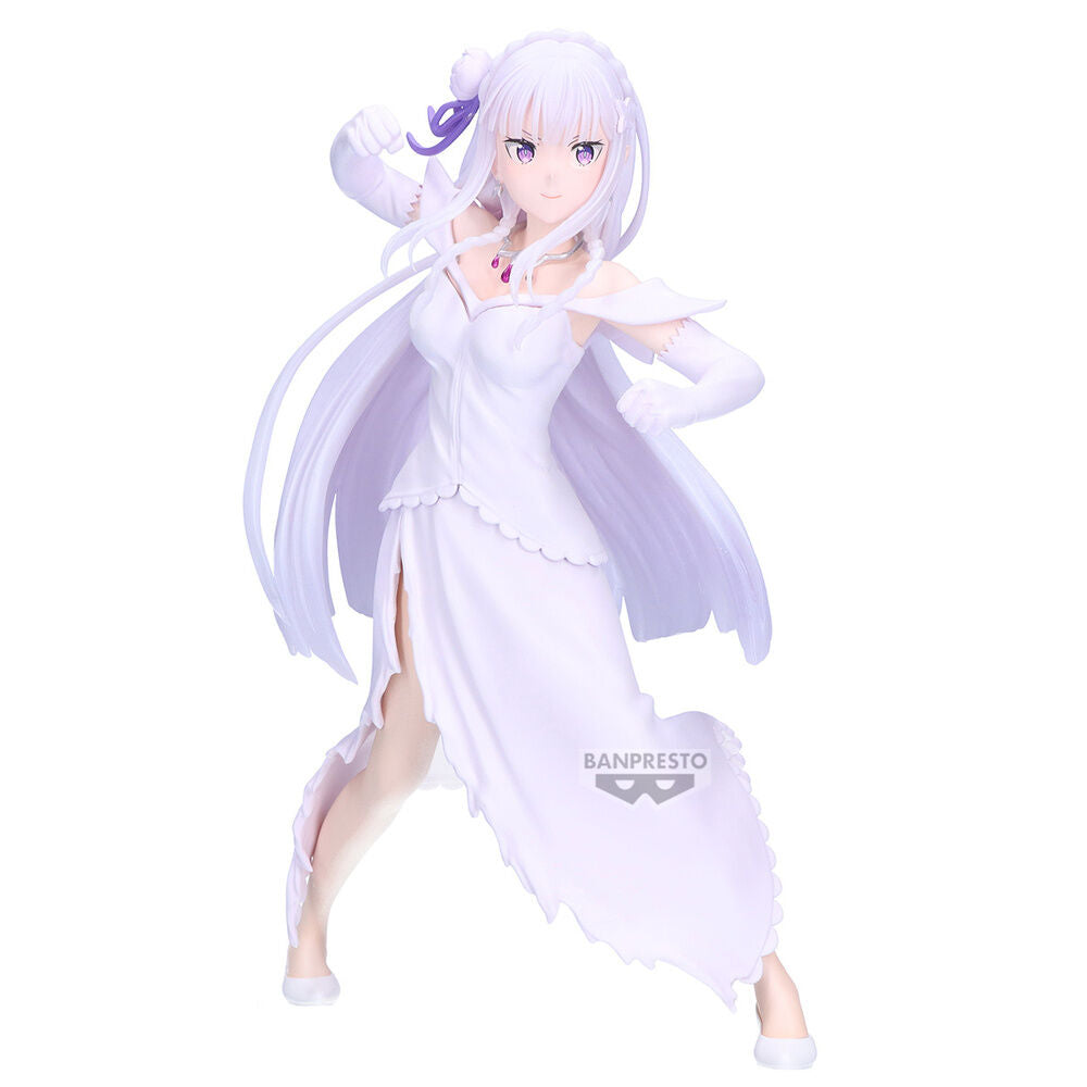 Re:Zero - Emilia - Espresto Excite Motions Figur (Banpresto)