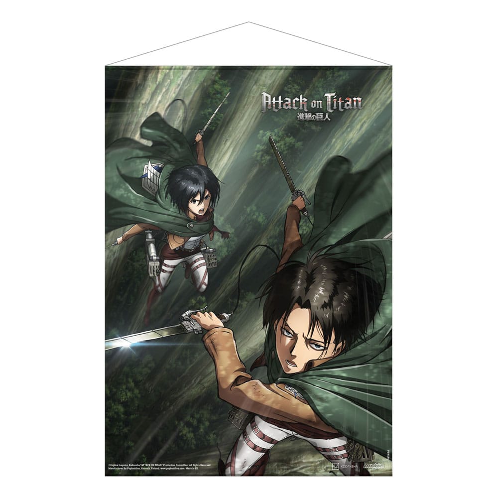 Attack on Titan - Wandrolle - Mikasa and Levi (Pop Buddies)