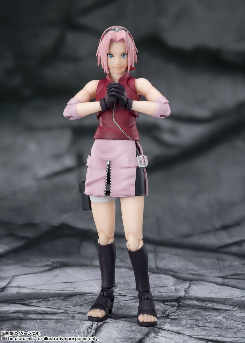 Naruto Shippuden - Sakura Haruno - Inheritor of Tsunade's indominable will - S.H. Figuarts Figur (Bandai) (re-run)