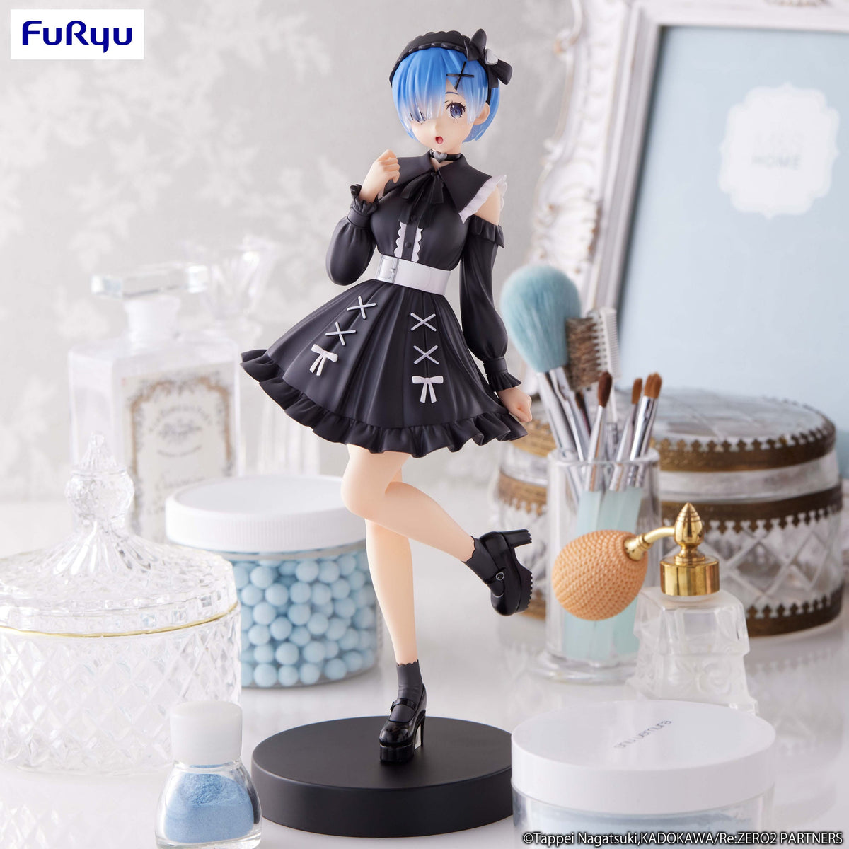 Re:Zero - Rem - Girly Outfit Black World Trio-Try-iT Figur (Furyu)