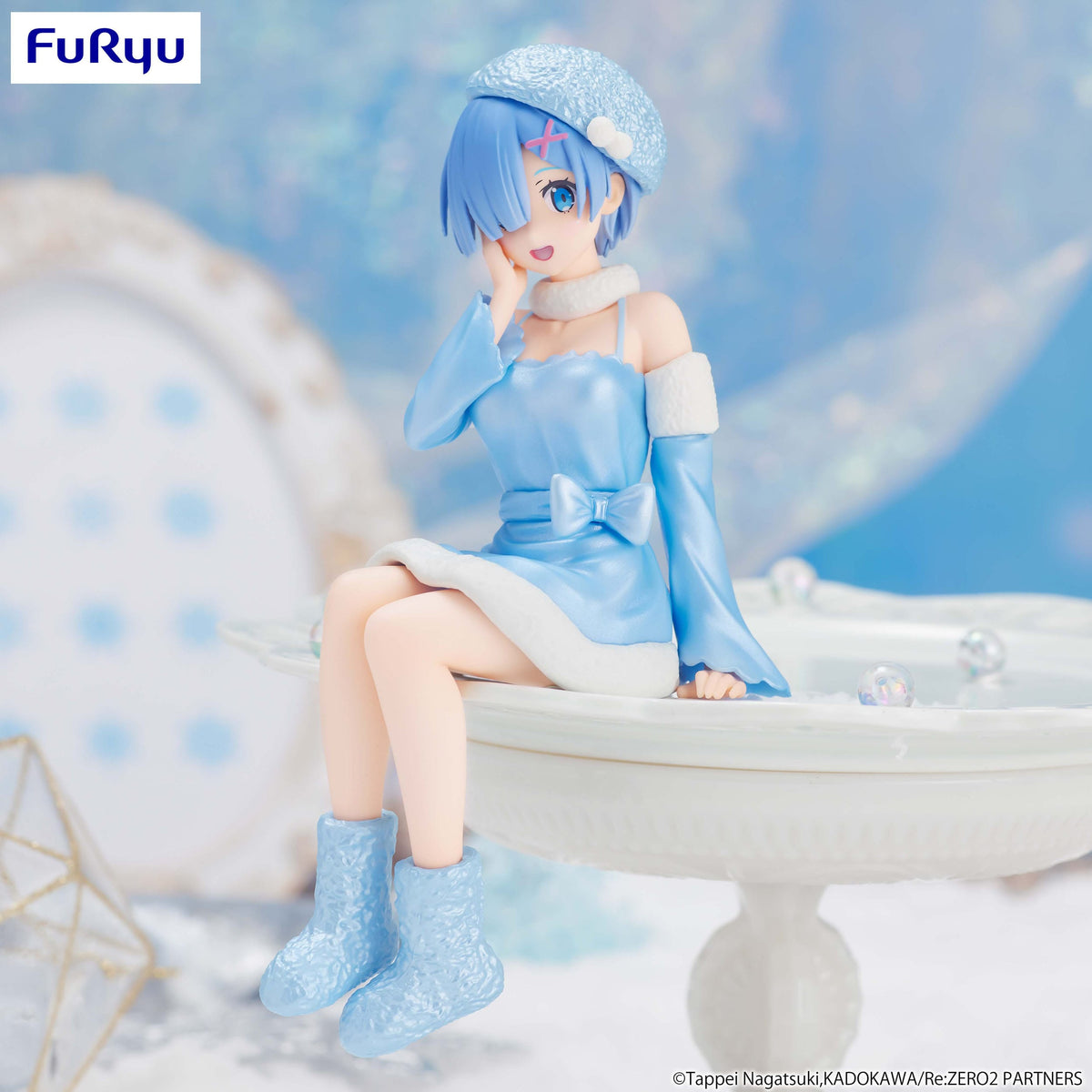 Re:Zero - Rem - Pearl Color Snow Princess Noodle Stopper figure (Furyu)