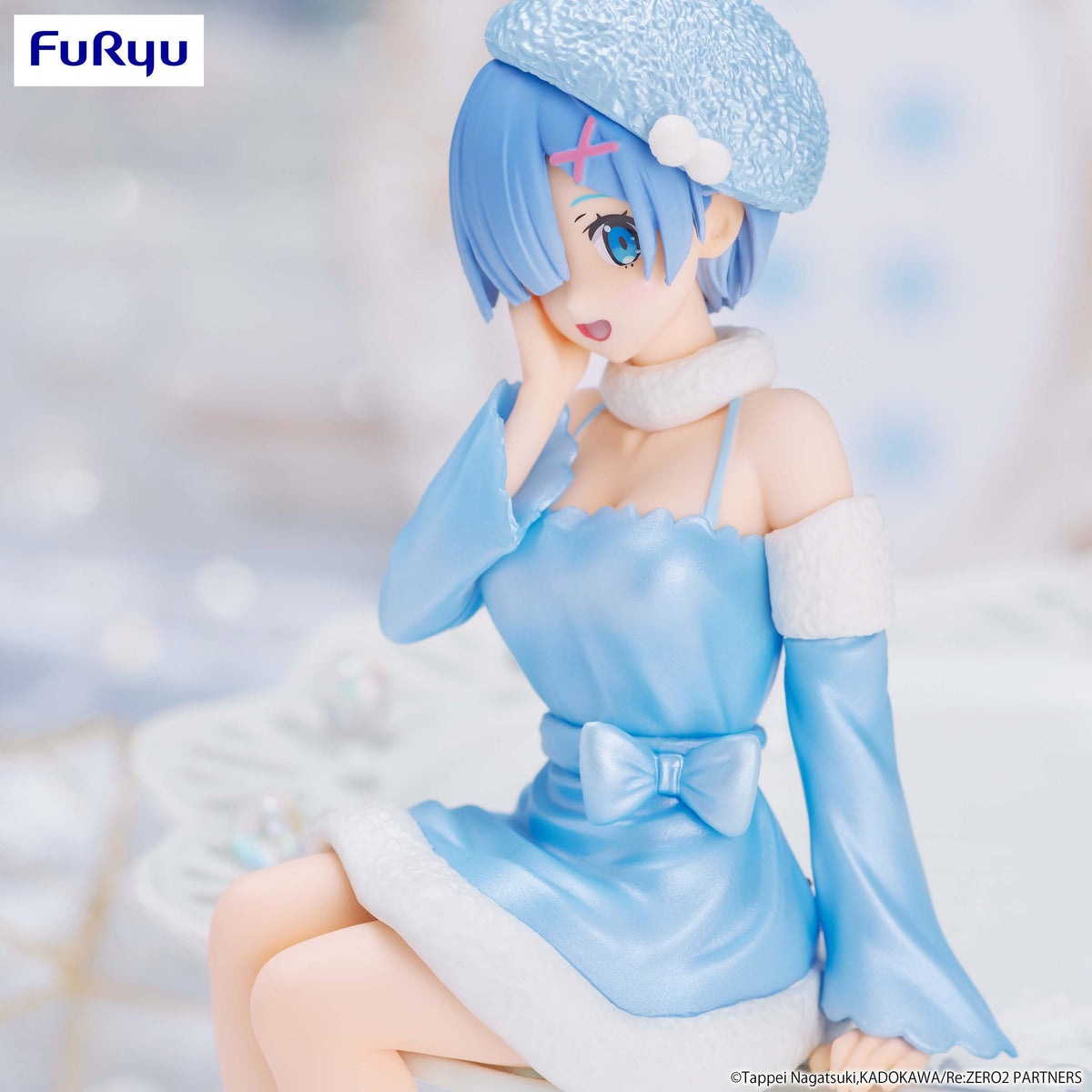 Re:Zero - Rem - Pearl Color Snow Princess Noodle Stopper figure (Furyu)