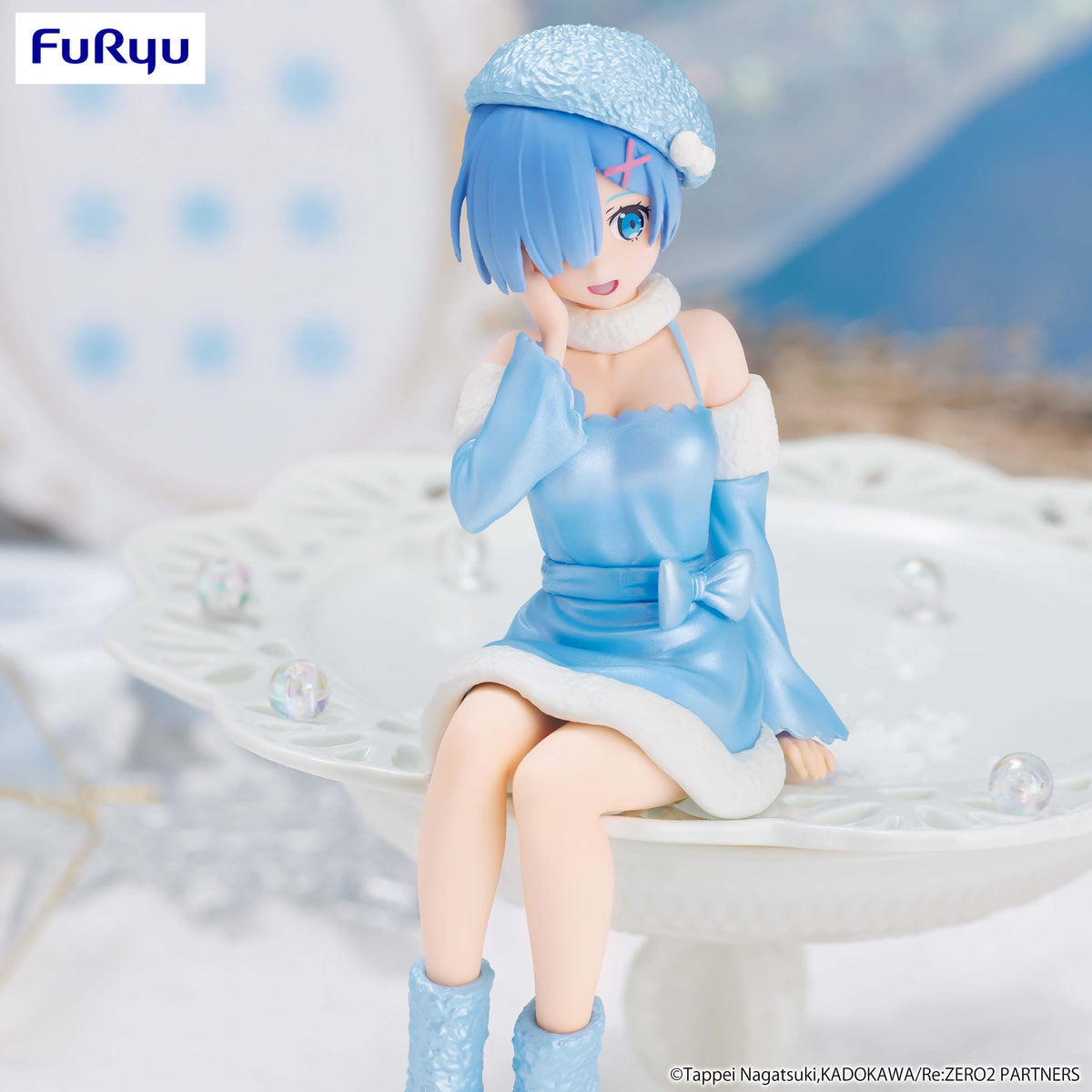 Re:Zero - Rem - Pearl Color Snow Princess Noodle Stopper figure (Furyu)