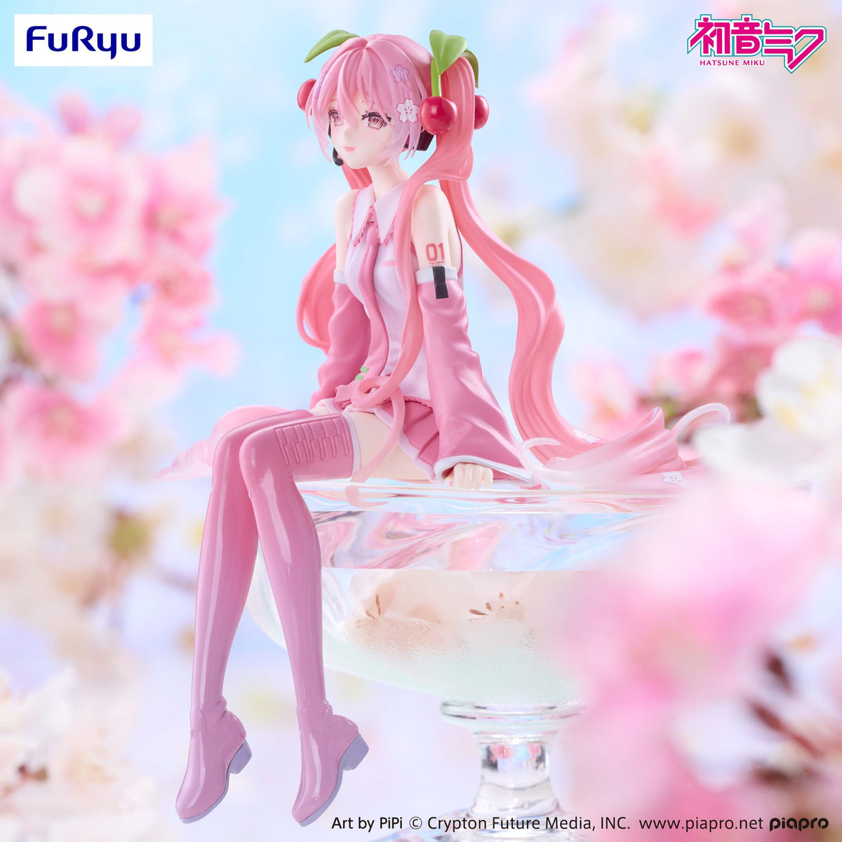 Hatsune Miku - Sakura Miku 2026 Smile - Noodle Stopper Figur (Furyu)