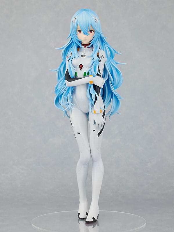 Rebuild of Evangelion - Rei Ayanami - Long Hair Pop Up Parade Figur Größe XL (Good Smile Company)