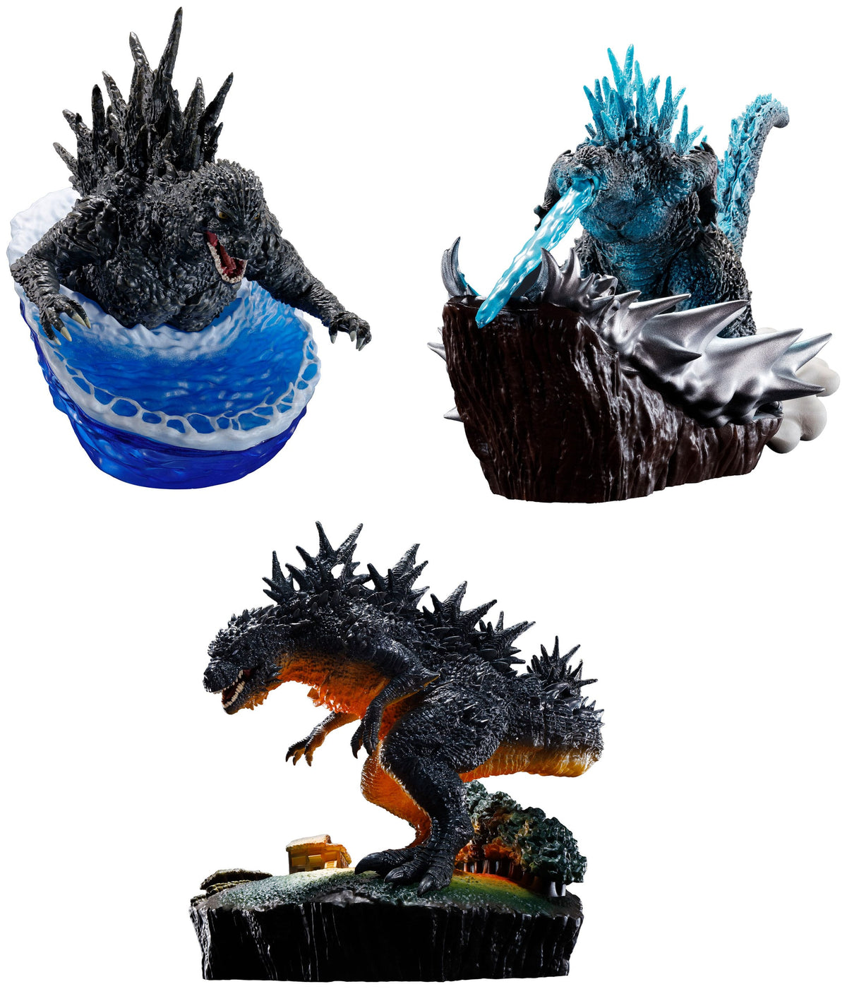 Godzilla - From Zero To Minus One - Petitrama EX Series figures 3-pack (MegaHouse)
