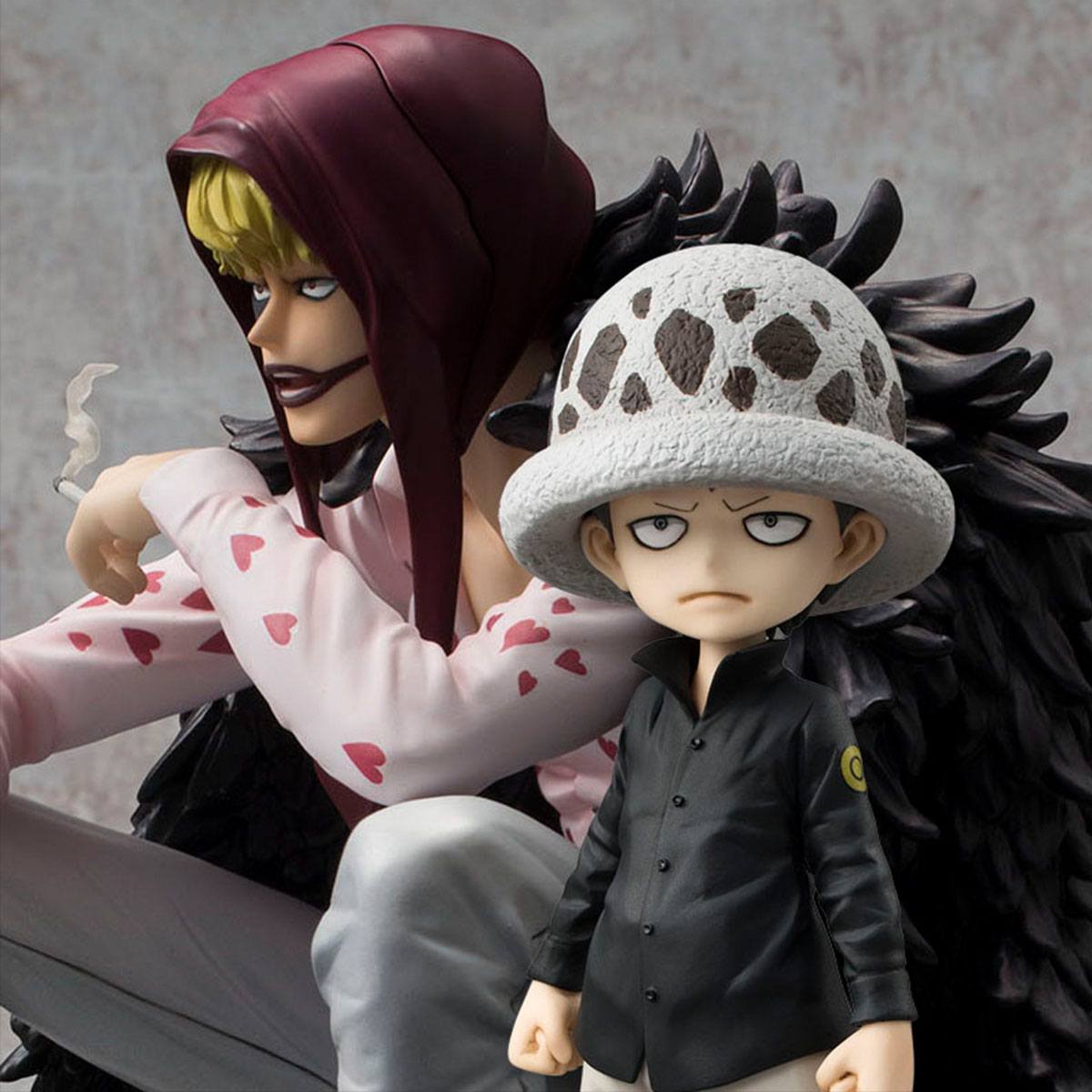 One Piece - Corazon & Law - P.O.P Portrait of Pirates LTD figures (MegaHouse) (re-run)