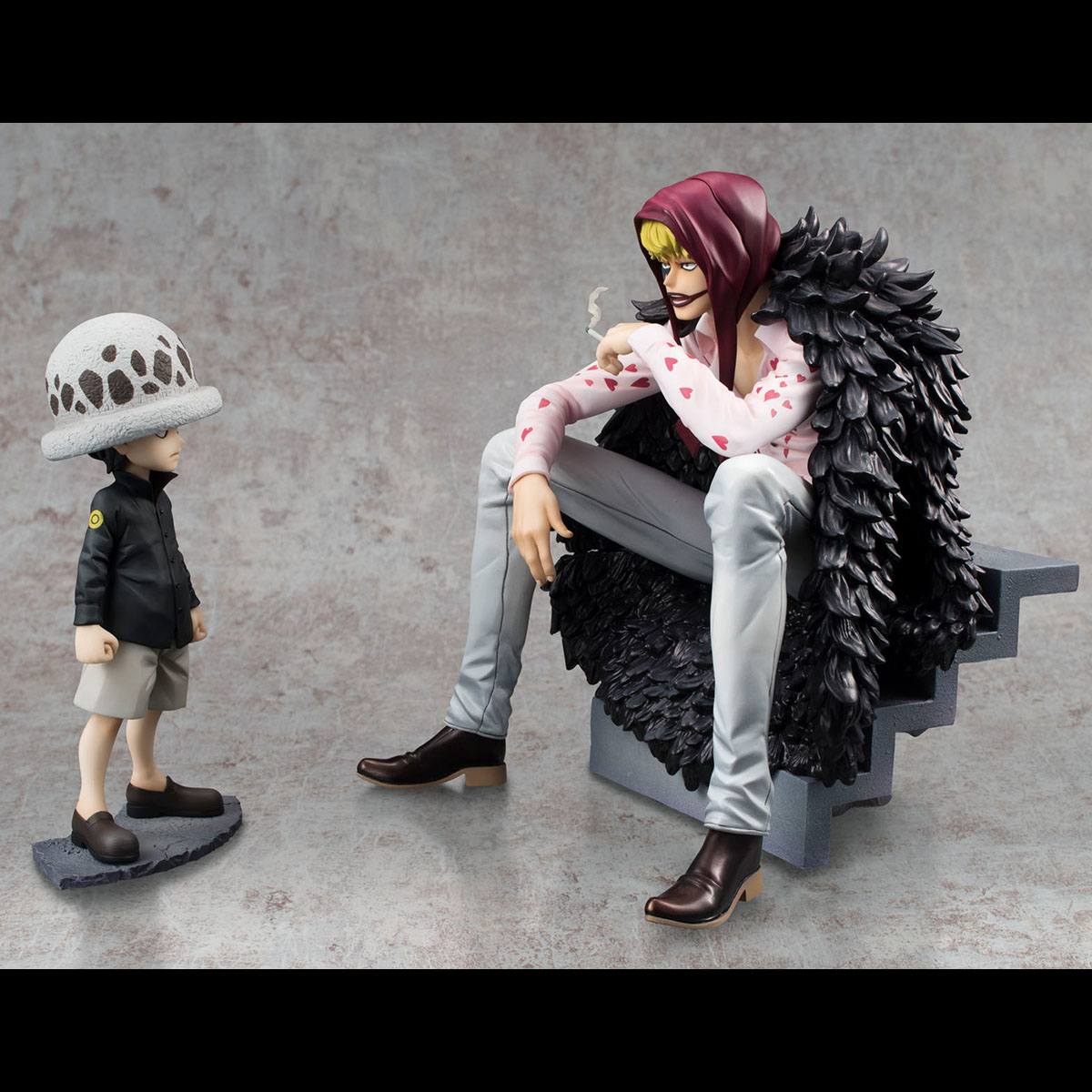 One Piece - Corazon & Law - P.O.P Portrait of Pirates LTD figures (MegaHouse) (re-run)