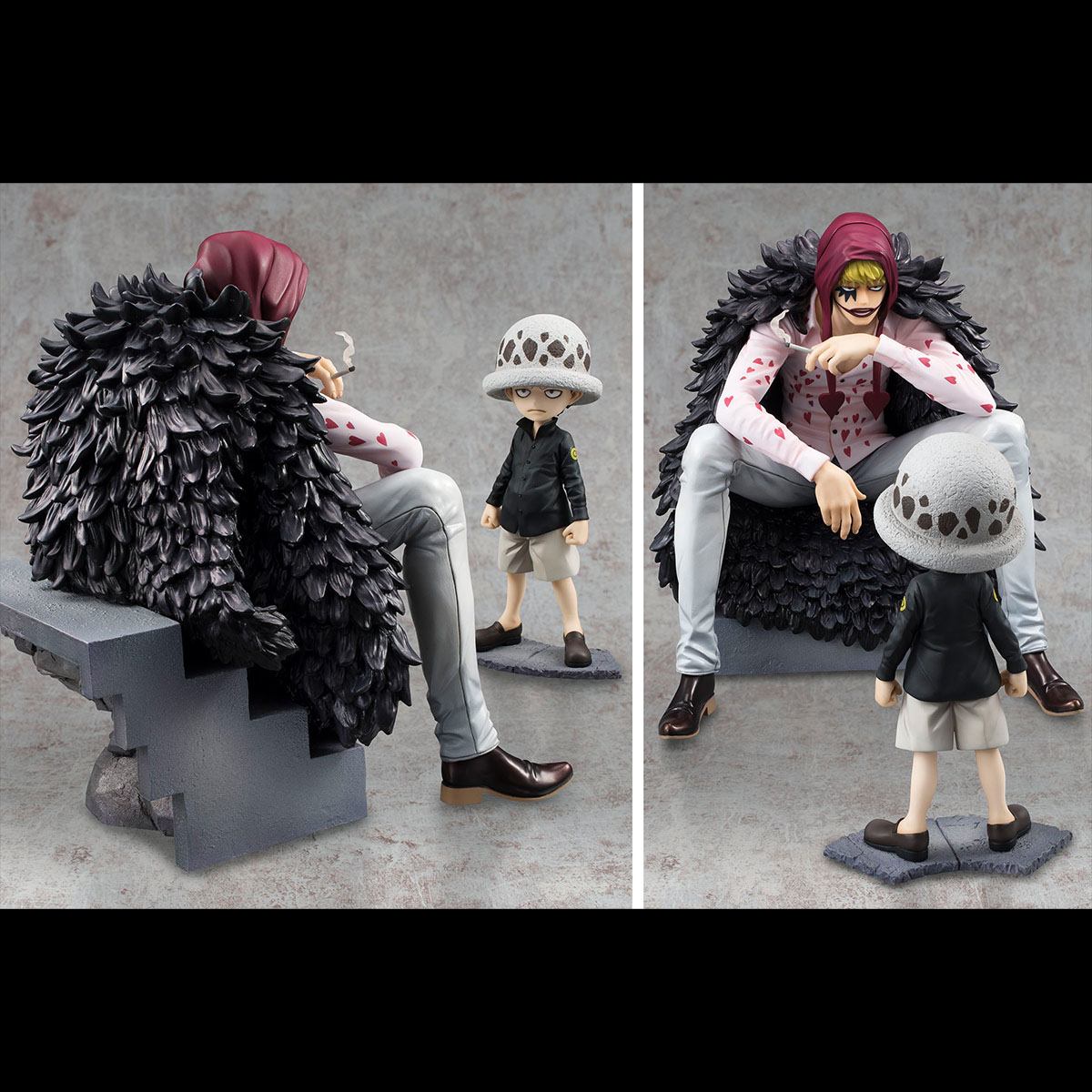 One Piece - Corazon & Law - P.O.P Portrait of Pirates LTD figures (MegaHouse) (re-run)
