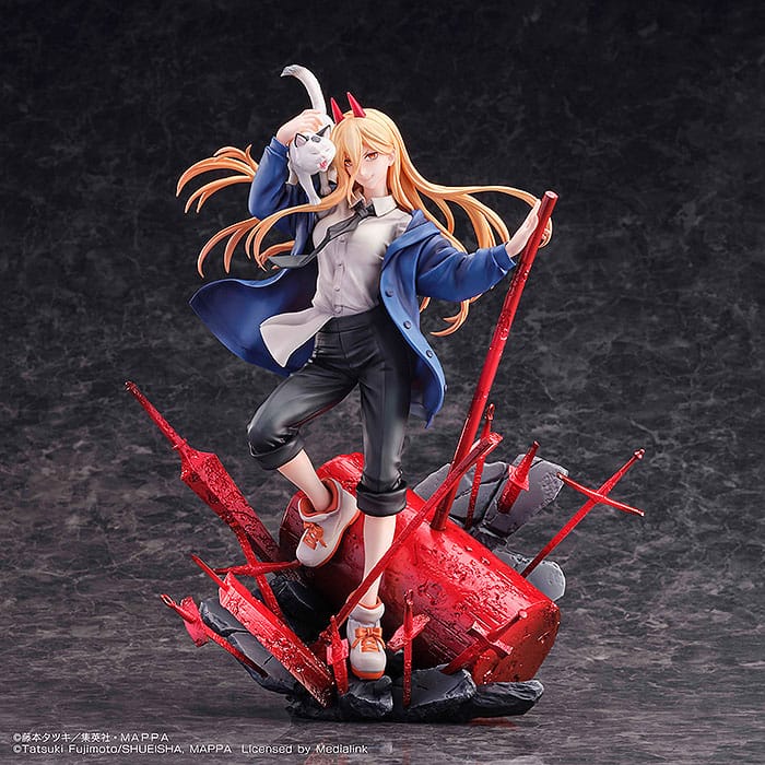 Chainsaw Man - Power & Meowy - S-Fire Figur 1/7 (SEGA)