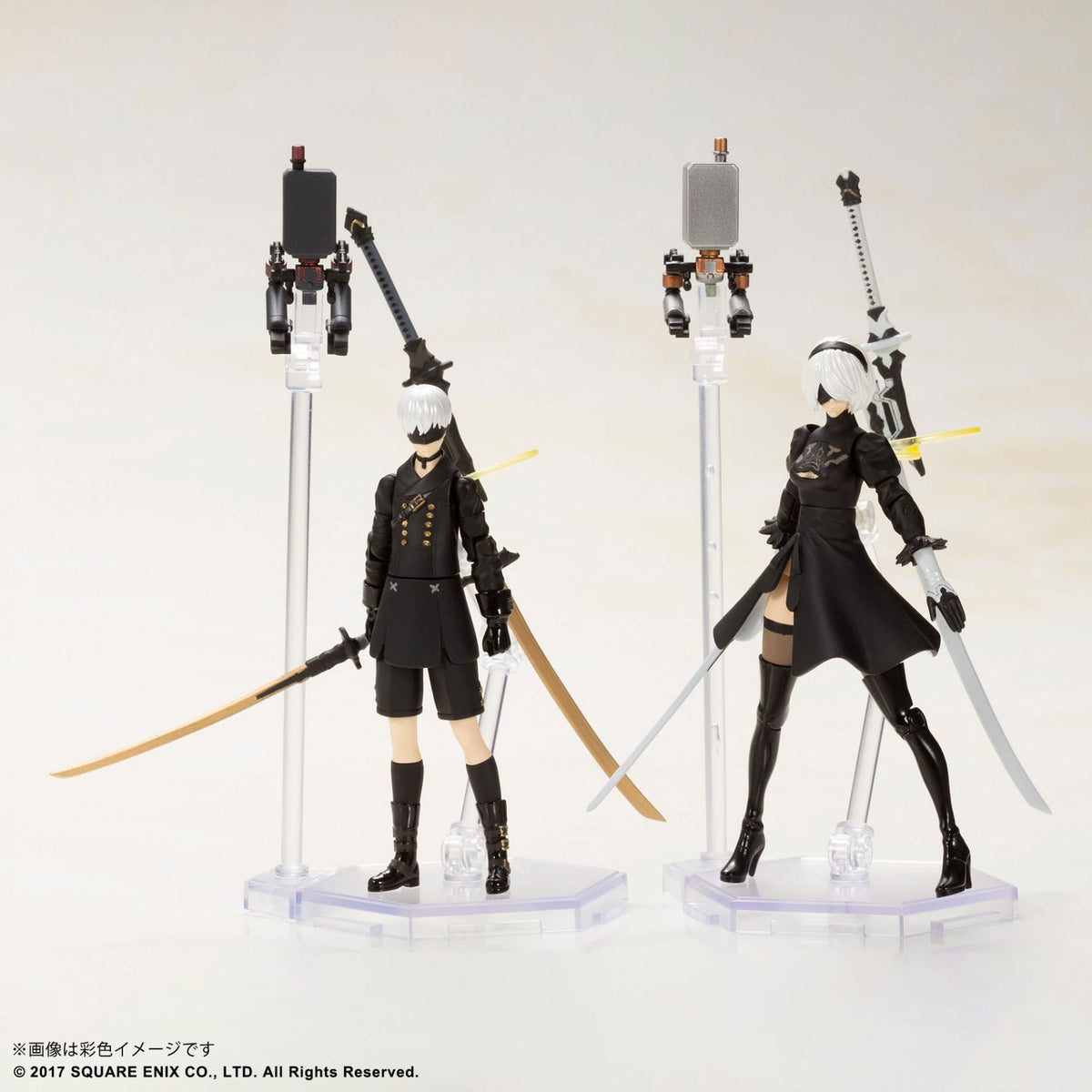 Nier: Automata - 2B & 9S - Action-Figur Plastic Model Kit (Square Enix)