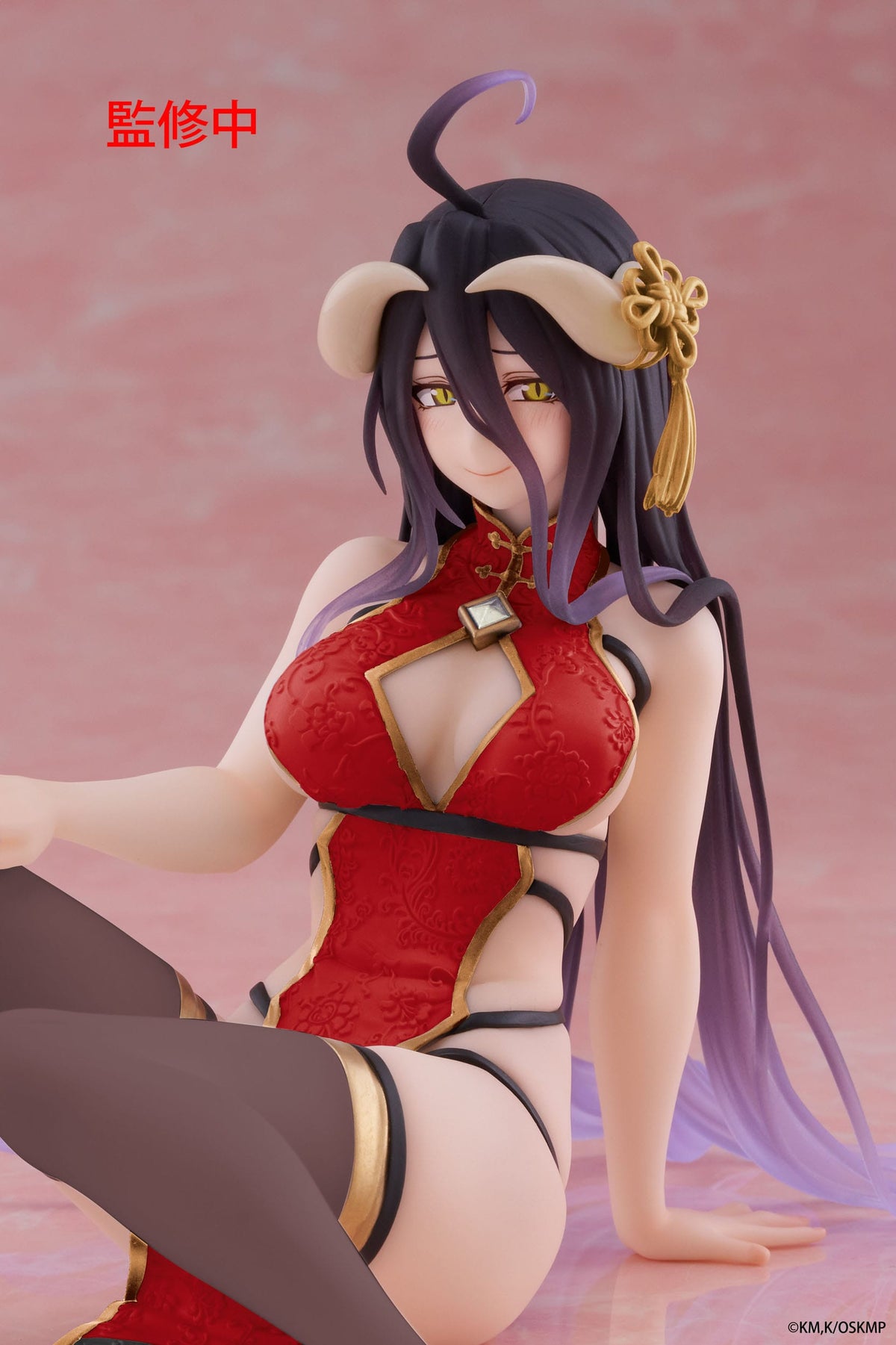 Overlord - Albedo - Chinese Dress Desktop Cute Renewal Figur (Taito)