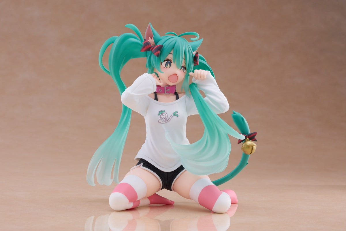 Hatsune Miku - Nekomimi Cat Ear T-Shirt - Desktop Cute Figur (Taito) (re-run)