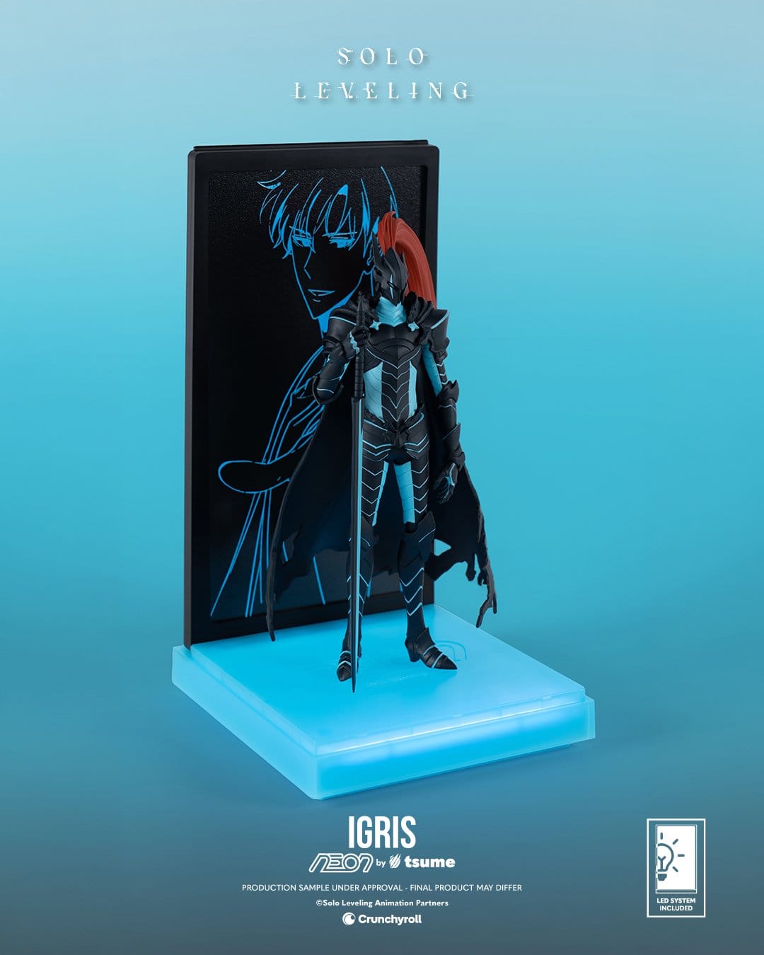 Solo Leveling - Igris - Neon Figur 1/9 (Tsume)