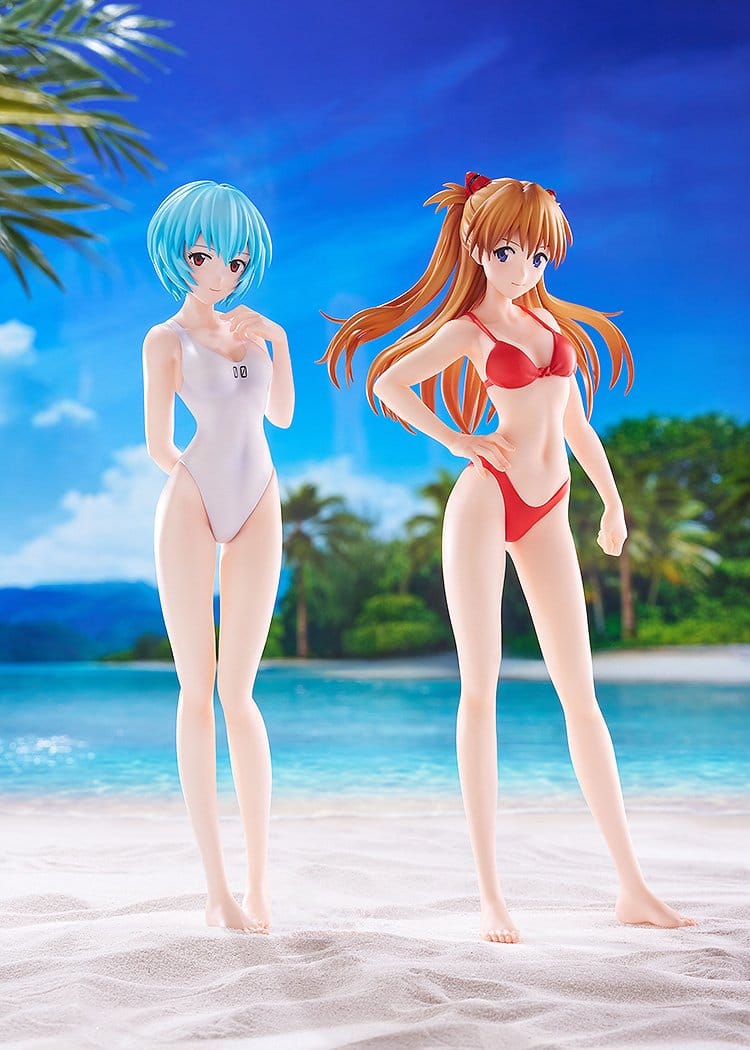 Rebuild of Evangelion - Asuka Shikinami Langley - One-Piece Style - Beach Queens Pop Up Parade Figur Größe L (Good Smile Company)