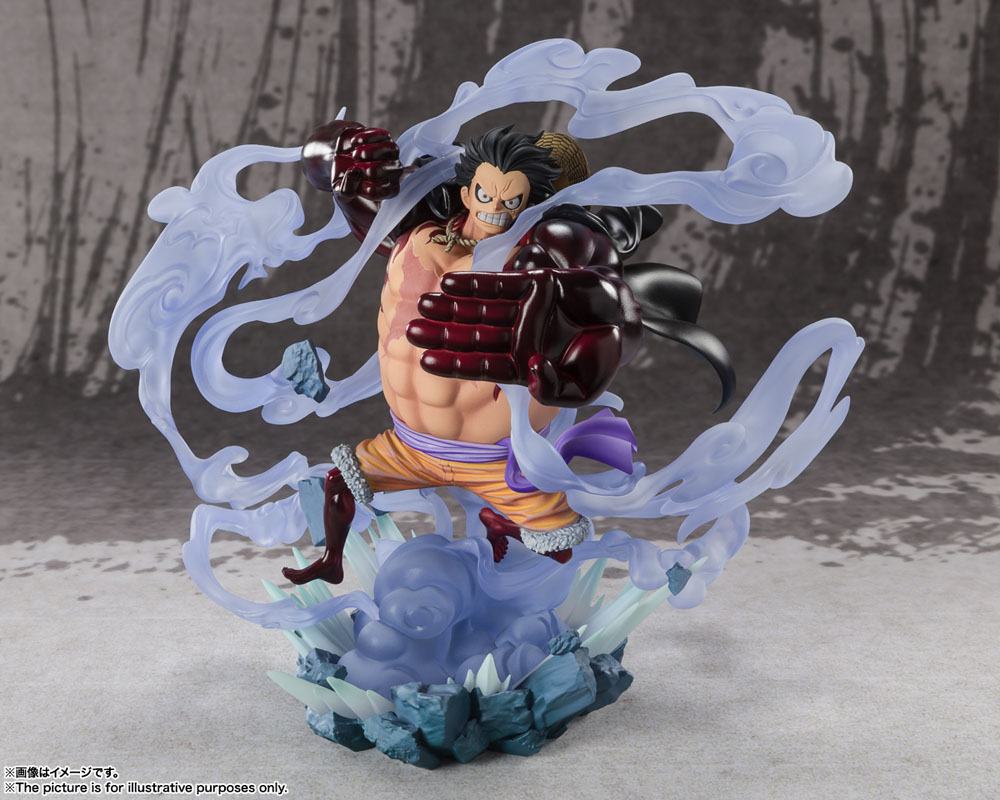 One Piece - Monkey D. Ruffy - Gear 4 Battle of Monsters on Onigashima FiguartsZero Extra Battle Figur (Bandai) (re-run)