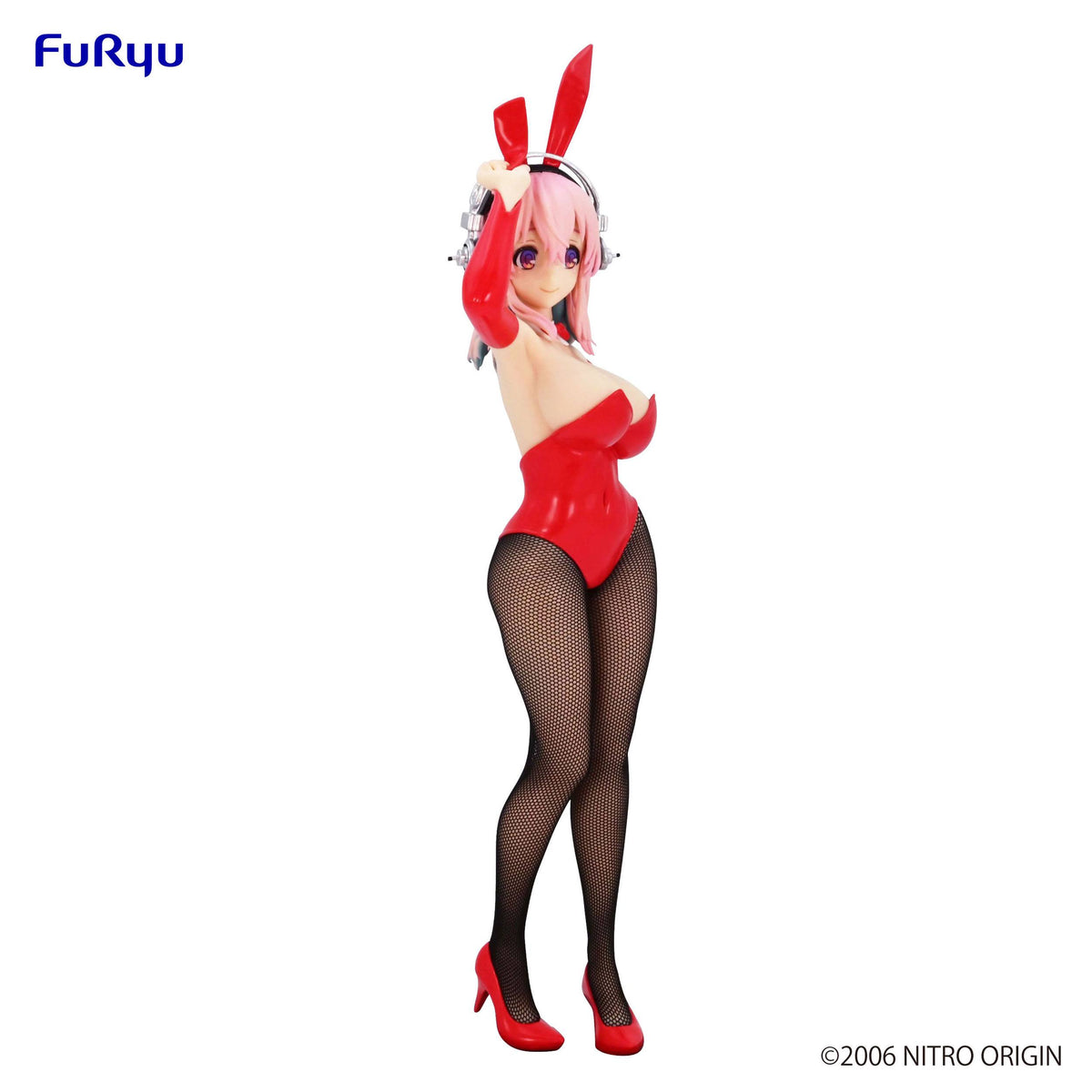 Super Sonico - BiCute Bunnies Figur Red Ver. (Furyu)