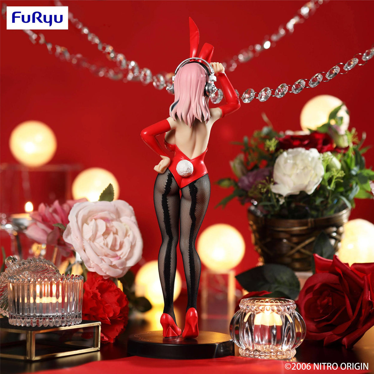 Super Sonico - BiCute Bunnies Figur Red Ver. (Furyu)