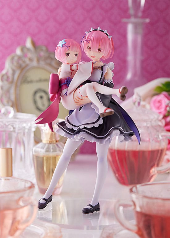 Re:Zero Starting Life in Another World from Zero - Ram & Childhood Ram - S-Fire Figur 1/7 (SEGA)